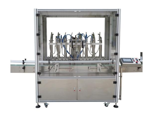 八頭直線式液體灌裝機