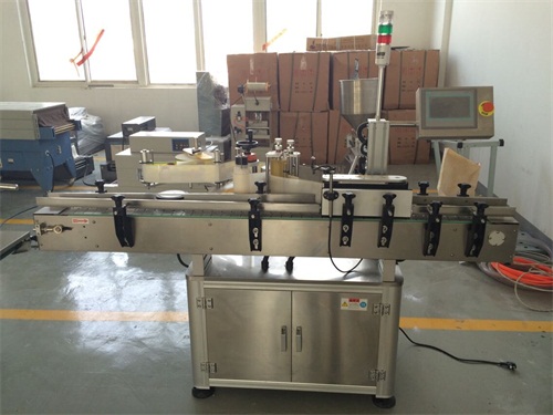 圓瓶立式不干膠貼標(biāo)機(jī)