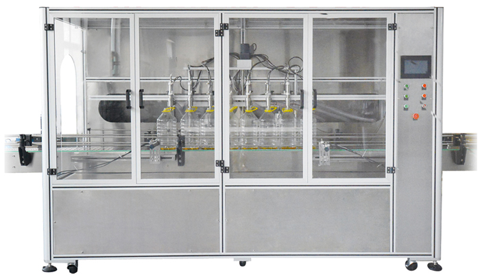 8頭流量計桶裝食用油灌裝機