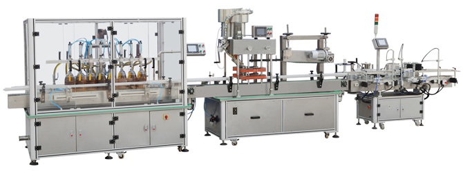 全自動(dòng)油類灌裝生產(chǎn)線